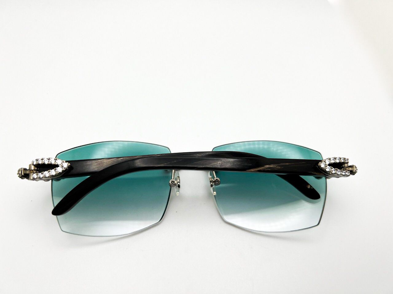 Decor C Black with. 5pc Flower set and #9 Lenses Green - Luxury Optical