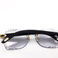 Decor C Gold Brushed Gold Limited Edition Black Woods with Transition Butterfly Lenses - Luxury Optical