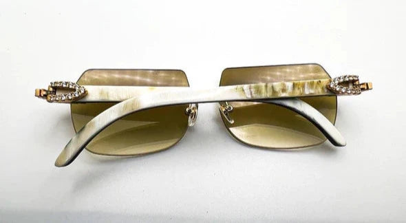 Decor C White Ivory Buffs with Hennessy Square 5 pc set - Luxury Optical