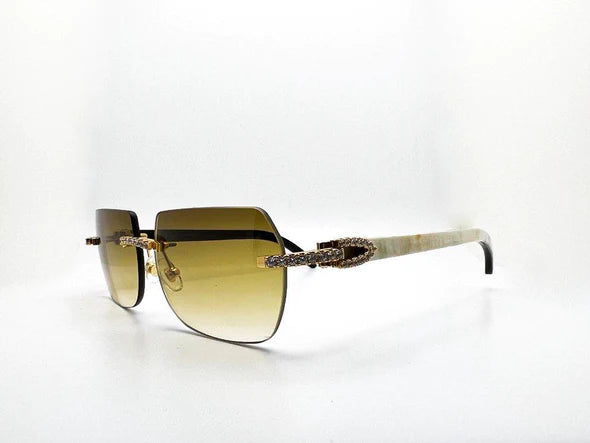 Decor C White Ivory Buffs with Hennessy Square 5 pc set - Luxury Optical