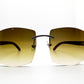 Limited Edition Brushed Gold Brown Wood with 62 Mykonos lenses - Luxury Optical