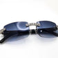 20 pointer 5pc Set Matted Black Woods with #10 Smoke Grey lenses wirh AR/Bluesafe coating - Luxury Optical