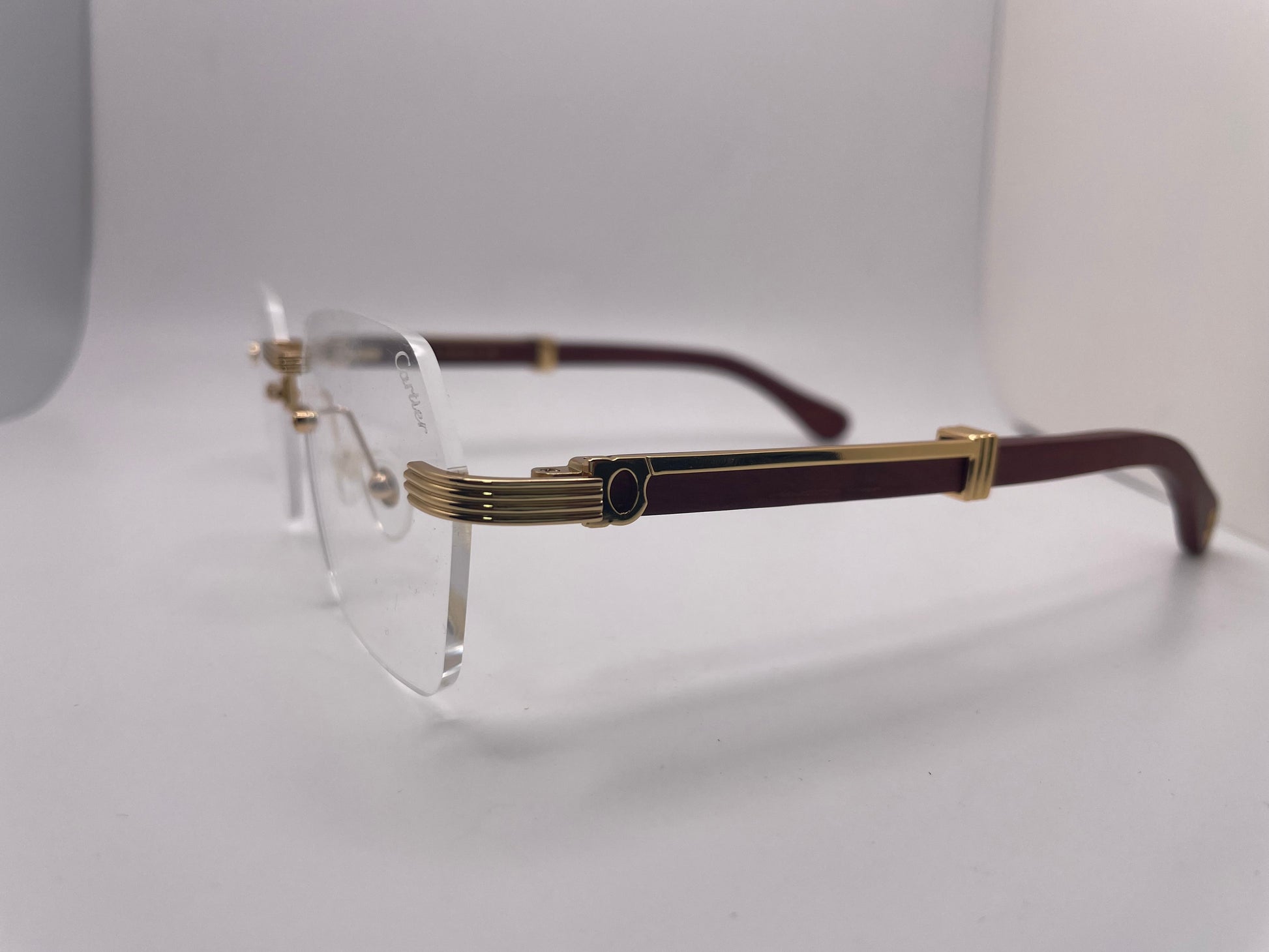 2023 Cartier - Gold w/ Brown Woods - Luxury Optical