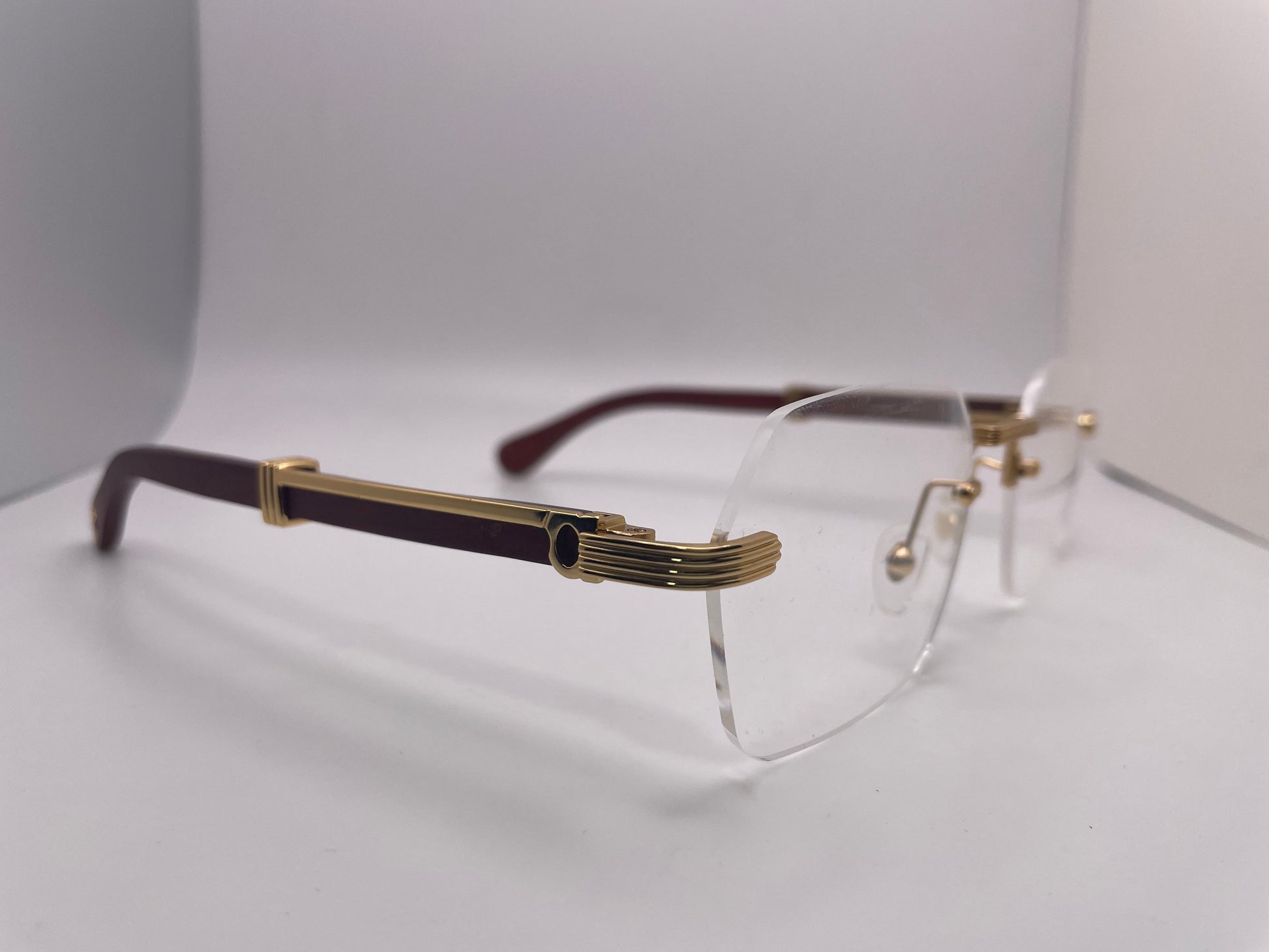 2023 Cartier - Gold w/ Brown Woods - Luxury Optical